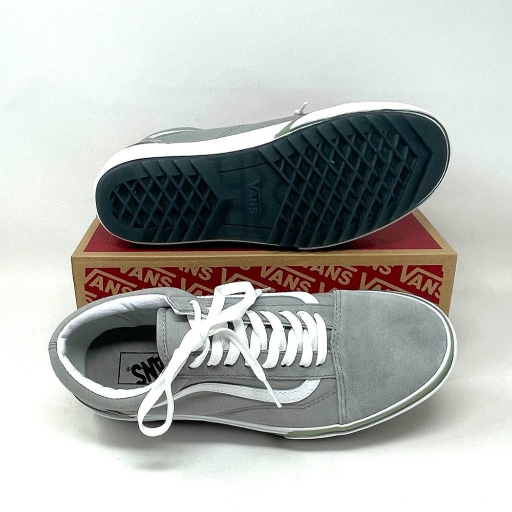 💖MEGA SALE💖Vans Old Skool Stacked Men's  9 White   Skate Casual  VN0A4U154TI - Picture 2 of 11